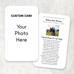 Custom Card Upload Your Own Image