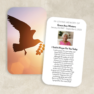 A dove of hope andpeace