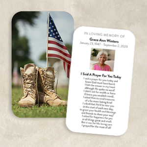 Boots and Flag