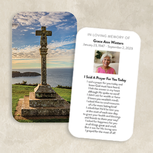 Cross Overlooking the Ocean