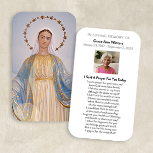 Crowned Virgin Mary in Prayer
