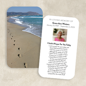 Footprints on Sandy Shore