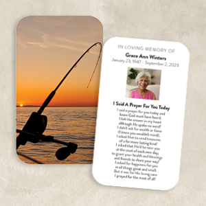 Golden Sunset on Fishing Rod