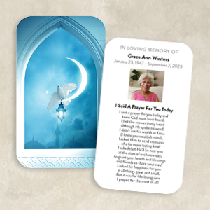 Guiding Dove with Crescent Moon