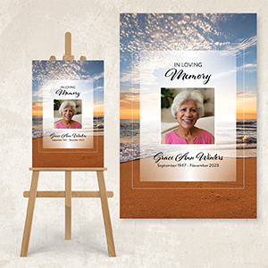 Sunrise on Sandy ShorePoster